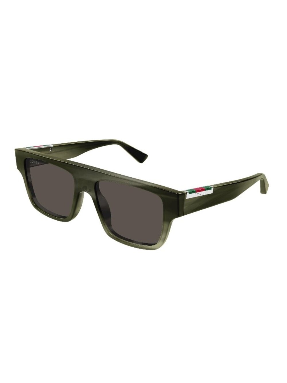 New Gucci Men's Sunglasses Green Brown Lens Acetate Frame GG1960S 005 53